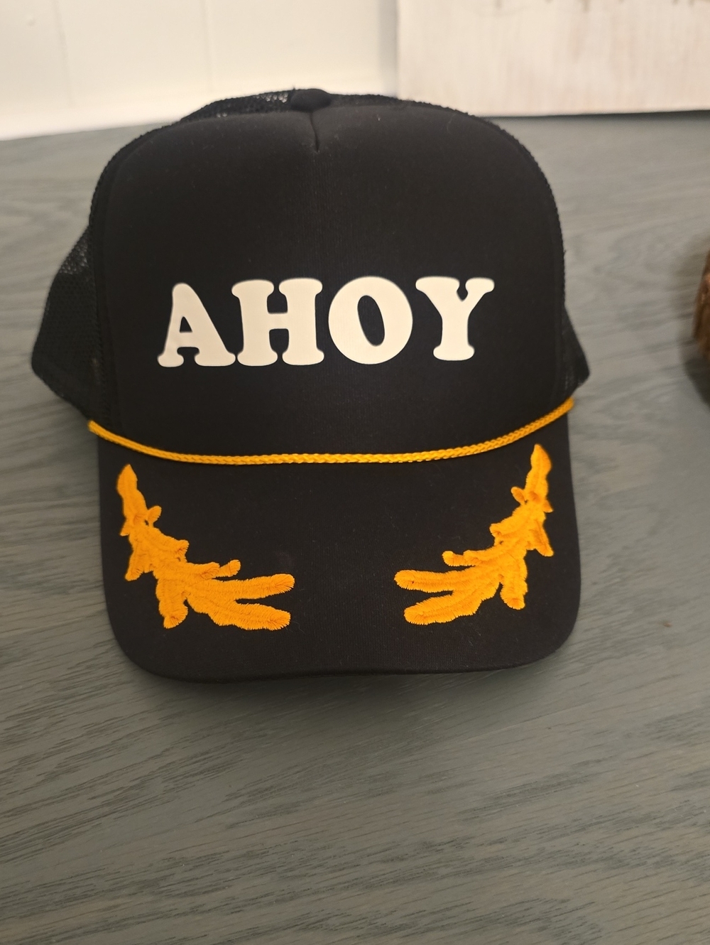 Adult "AHOY" Trucker Hat